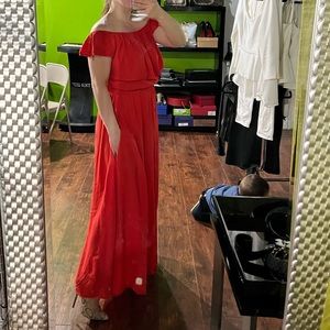Envy red Maxi dress